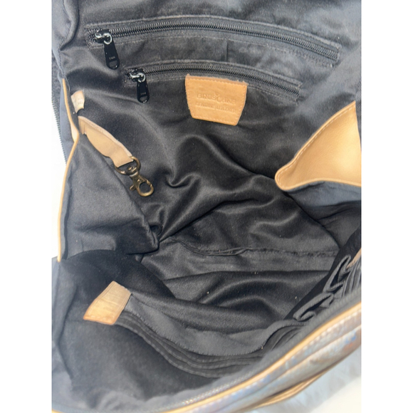 Vintage Anuschka Hand Painted Shoulder Bag Purse Genuine Leather - Picture 3 of 13